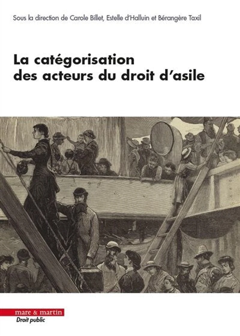 La catégorisation des acteurs du droit d'asile