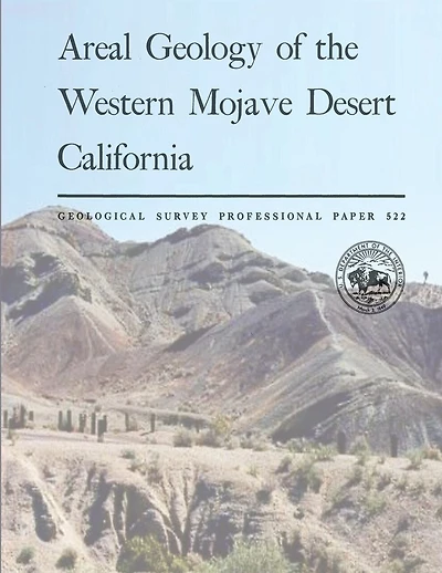Areal Geology of the Western Mojave Desert California