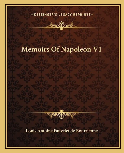 Memoirs Of Napoleon V1