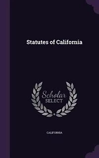 Statutes of California