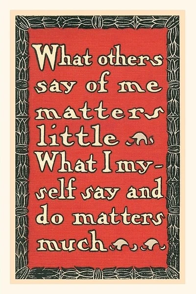 Vintage Journal What Others Say of Me