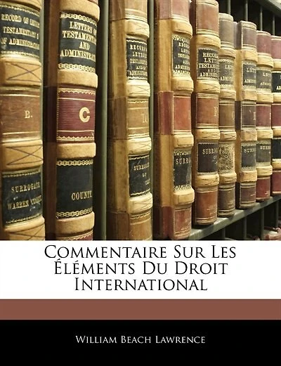 Commentaire Sur Les Éléments Du Droit International