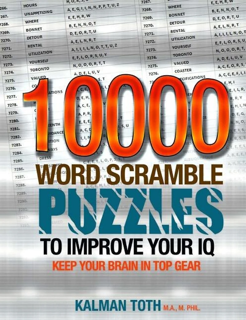 10000 Word Scramble Puzzles to Improve Your IQ