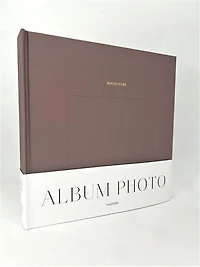 Souvenirs: album photo aubergine