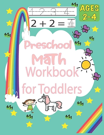 Preschool Math Workbook for Toddlers Ages 2-4