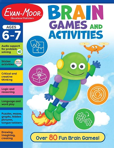 Brain Games and Activities, Ages 6-7