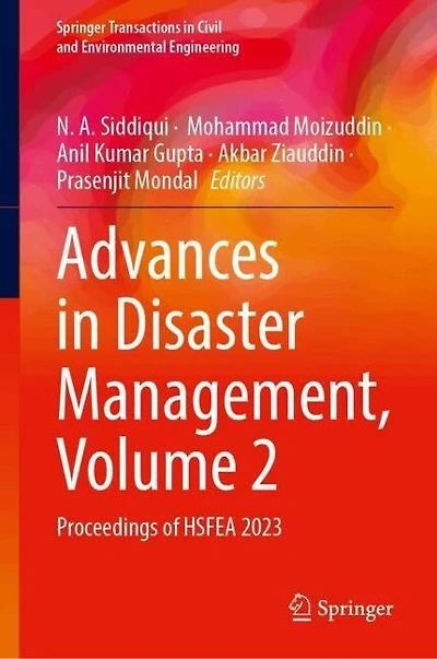Advances Disaster Management, Volume 2: Proceedings of HSFEAS 2023