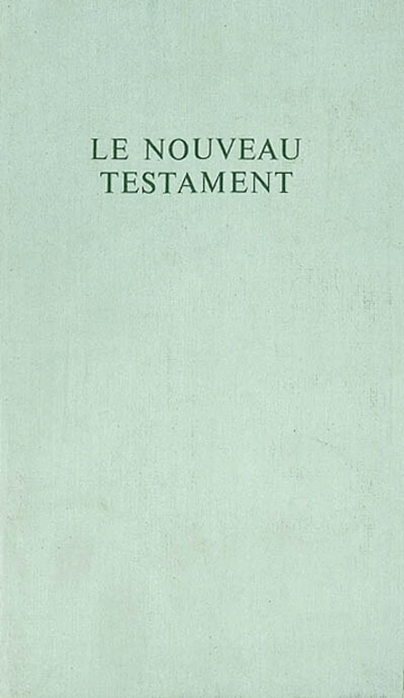 Le Nouveau Testament