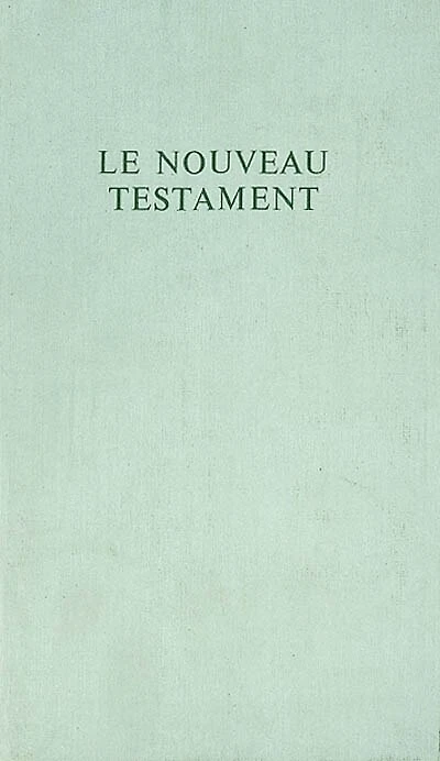 Le Nouveau Testament