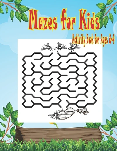 Mazes for Kids Activity Book for Ages 4-8: Easy Beautiful Funny Maze Puzzles for Kids - Activity Workbook Gift For Birthday Anniversary Puzzle Lovers