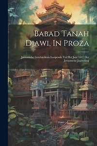 Babad Tanah Djawi, In Proza: Javaansche Geschiedenis Loopende Tot Het Jaar 1647 Der Javaansche Jaartelling