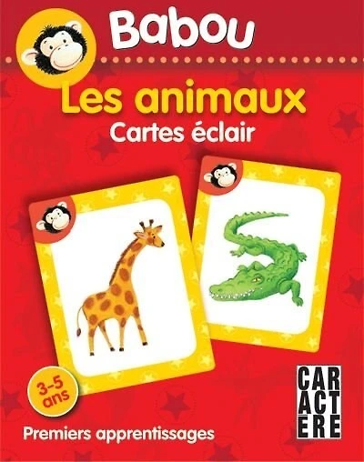 Babou Les animaux cartes éclair