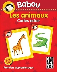 Babou Les animaux cartes éclair