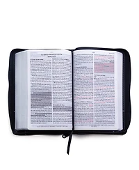 Santa Biblia de Promesas Reina Valera 1960 / Tamaño Manual / Letra Grande / Piel Especial Con Cierre / Negra // Spanish Promise Bible Rvr60 / Handy Size / Large Print / Leathersoft with Zipper / Black