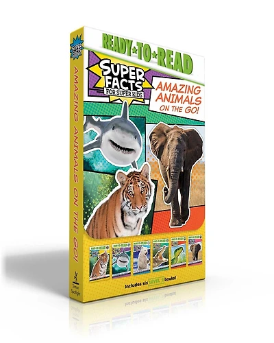Amazing Animals on the Go! (Boxed Set): Tigers Can't Purr!; Sharks Can't Smile!; Polar Bear Fur Isn't White!; Alligators and Crocodiles Can't Chew!; Snakes Smell with Their Tongues!; Elephants Don't Like Ants!