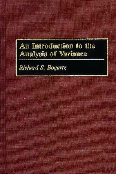 An Introduction to the Analysis of Variance