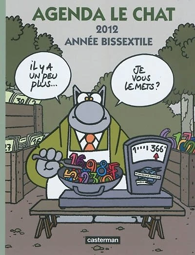 Agenda Le Chat : 2012 année bissextile: 2012 année bissextile