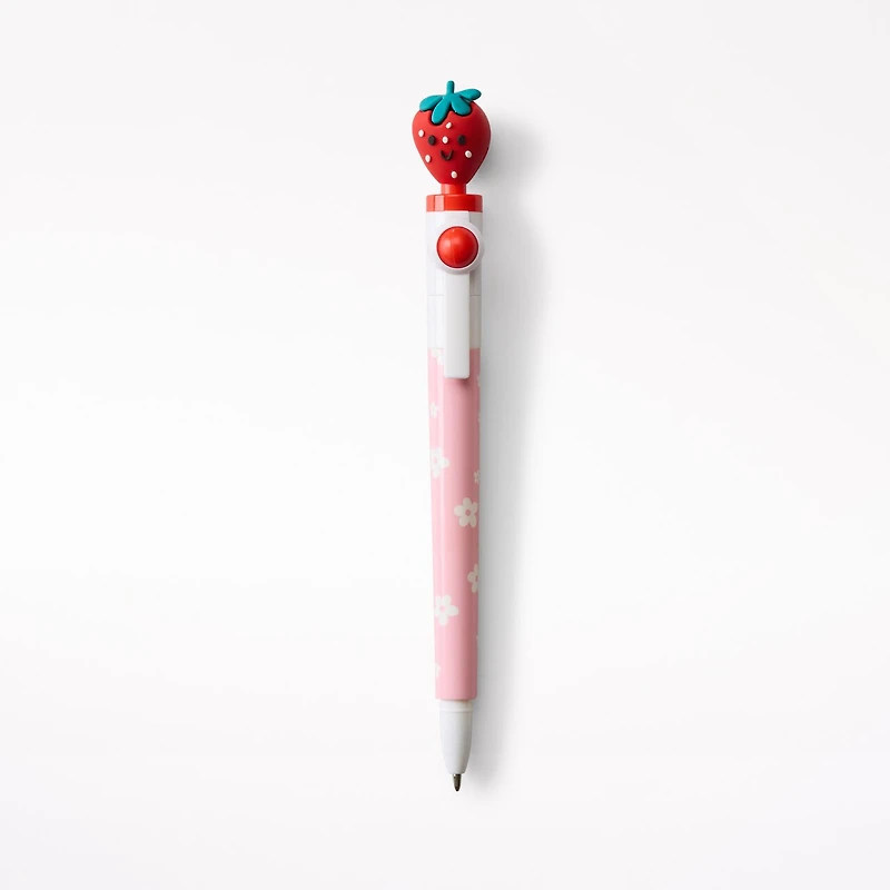 Topper Pen With Strawberry