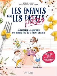 les enfants dans pattes: 40 recettes du quotidien pour préparer le repas tout en occupant