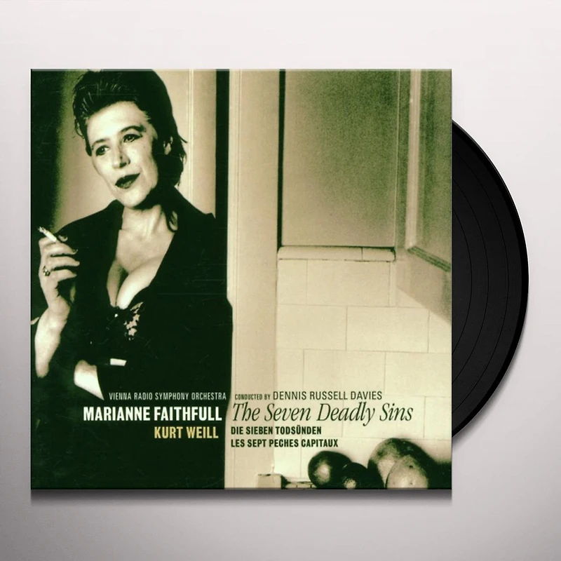 The Seven Deadly Sins by ORF Radio-Symphonieorchester Wien; Dennis Russell Davies; Marianne Faithfull; Kurt Weill (2 LPS)