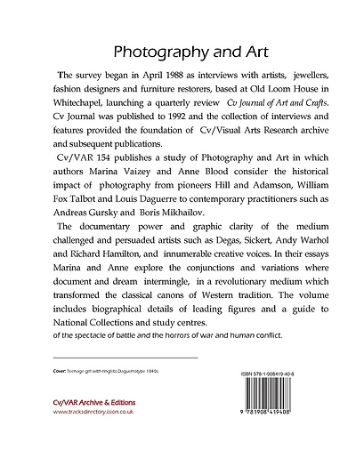 Photography and Art: Documents and Dreams
