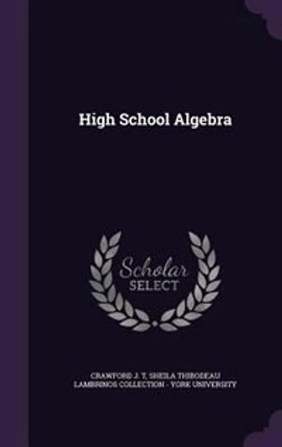 High School Algebra