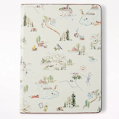 Medium Hardcover Journal, PU Cover, Toile