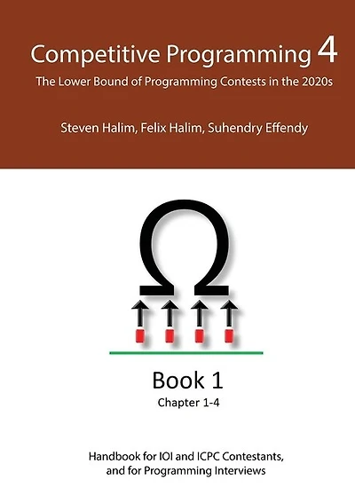 Competitive Programming 4 - Book 1: The Lower Bound Of Programming Contests In The 2020s