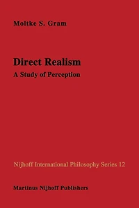 Direct Realism: A Study of Perception