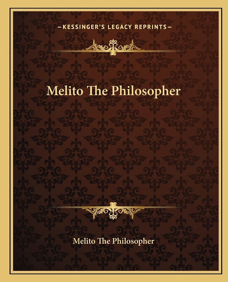 Melito The Philosopher