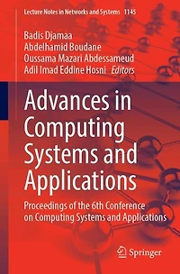 Advances Computing Systems and Applications: Proceedings of the 6th Conference on Applications