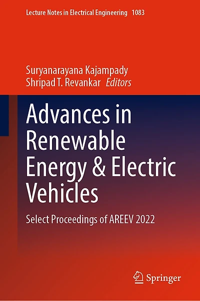 Advances Renewable Energy and Electric Vehicles: Select Proceedings of AREEV 2022
