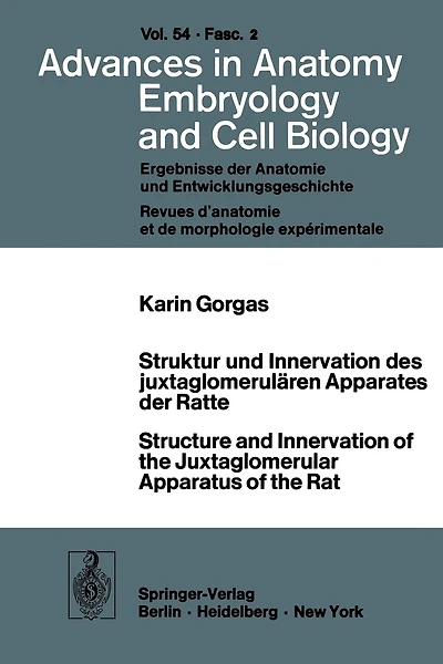 Struktur und Innervation des juxtaglomerulären Apparates der Ratte / Structure and Innervation of the Juxtaglomerular Apparatus of the Rat