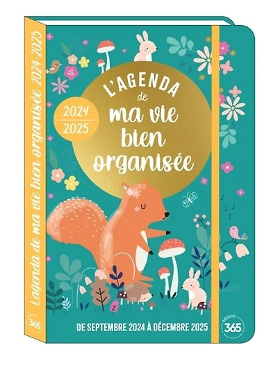 L' agenda pocket de ma vie bien organisée 2024-2025: de septembre 2024 à décembre 2025