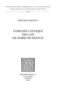L'origine celtique des Lais de Marie de France
