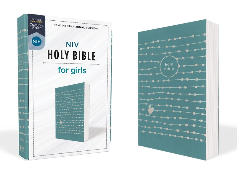 Niv, Holy Bible For Girls, Soft Touch Edition, Leathersoft, Teal, Comfort Print