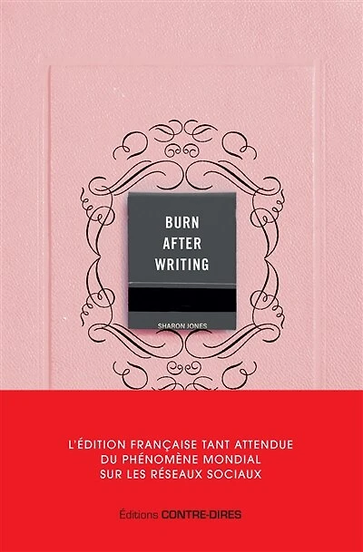 BURN AFTER WRITING (ROSE) - VERSION FRANÇAISE