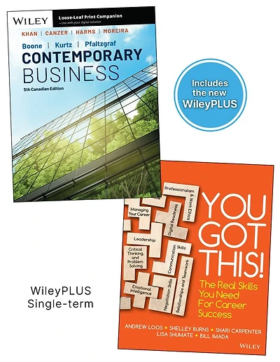 Contemporary Business, 5CE with You Got This 1e with WileyPLUS Card and Loose-leaf Set Single Term