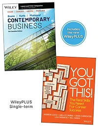 Contemporary Business, 5CE with You Got This 1e with WileyPLUS Card and Loose-leaf Set Single Term