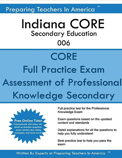 Indiana Core Secondary Education 006: Indiana Core 006