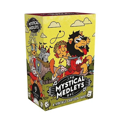 Mystical Medleys Vintage Cartoon Tarot Deck: A 78-Card Tarot Deck with Guidebook
