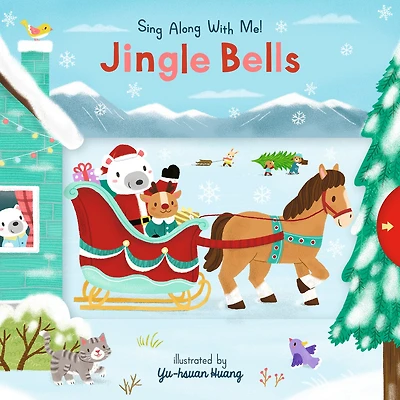 Jingle Bells: (A Christmas Carol Board Book with Interactive Sliders and QR Code For Instrumental Vocal Versions - Babies Toddlers)