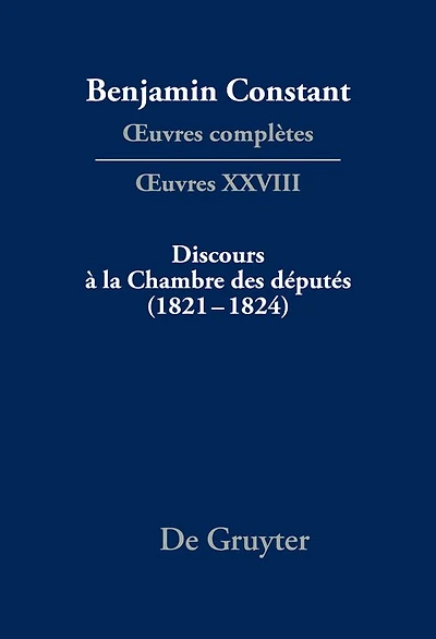Discours à la Chambre des députés (1821)
