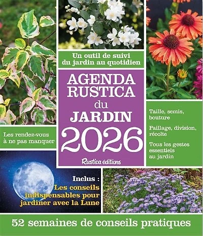 Agenda Rustica du potager 2026: un outil de suivi du potager au quotidien