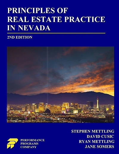Principles of Real Estate Practice in Nevada: 2nd Edition