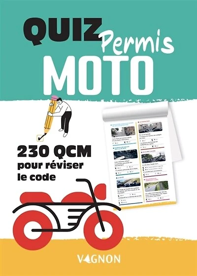 Bloc quiz permis moto: 250 QCM pour tester vos connaissances