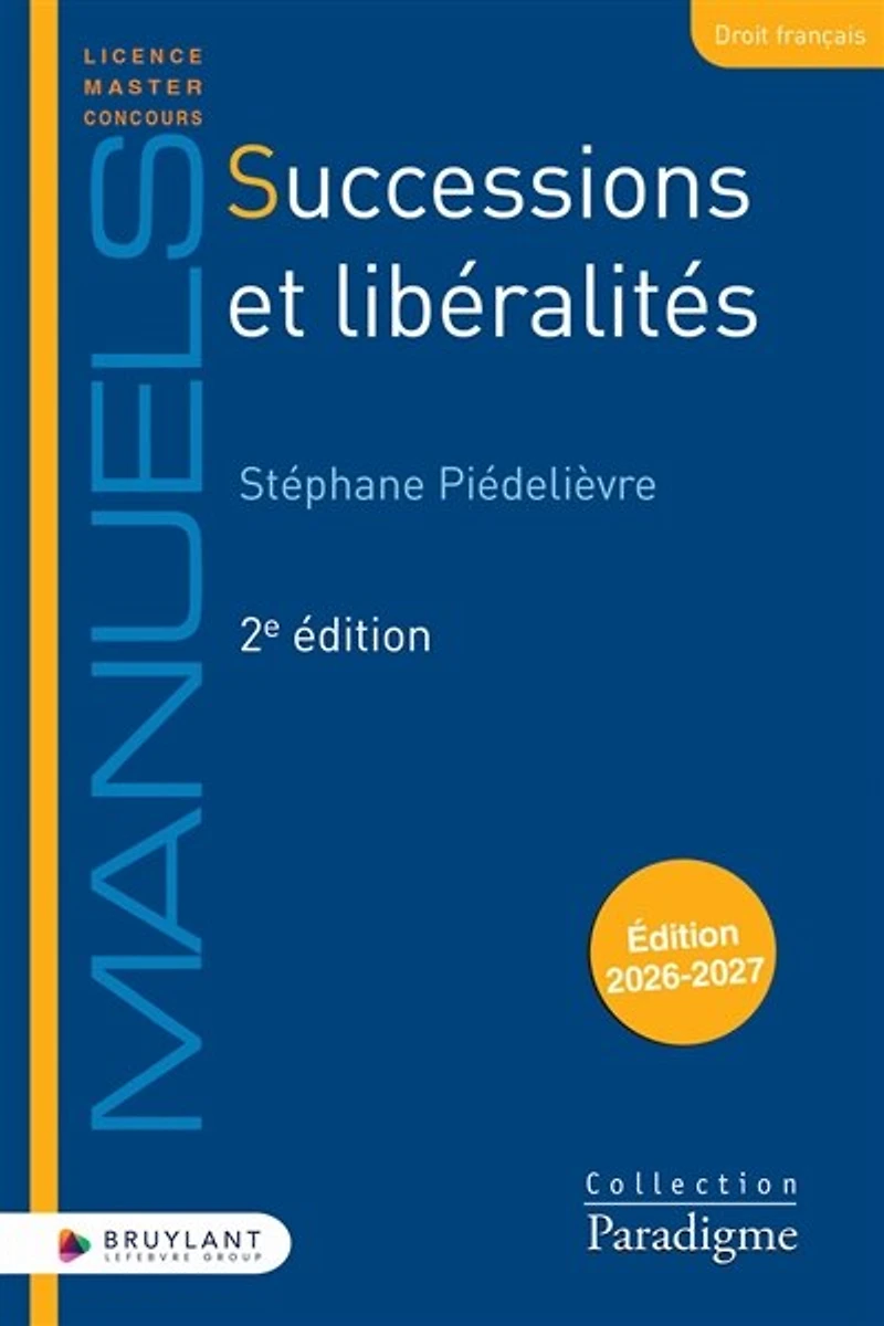 Successions et libéralités