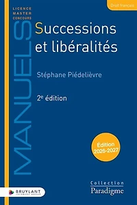 Successions et libéralités