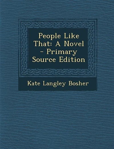 People Like That: A Novel