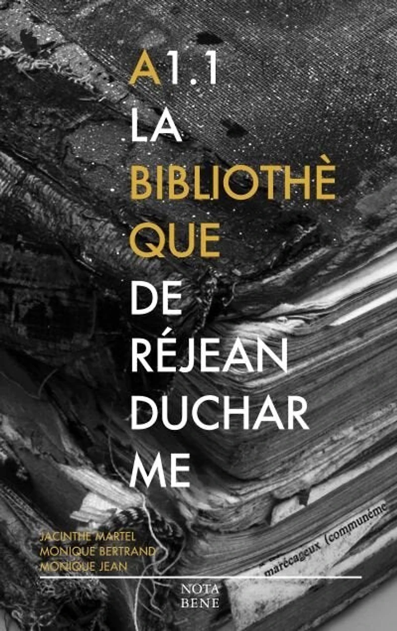 A1.1: La bibliothèque de Réjean Ducharme : Inventaire descriptif